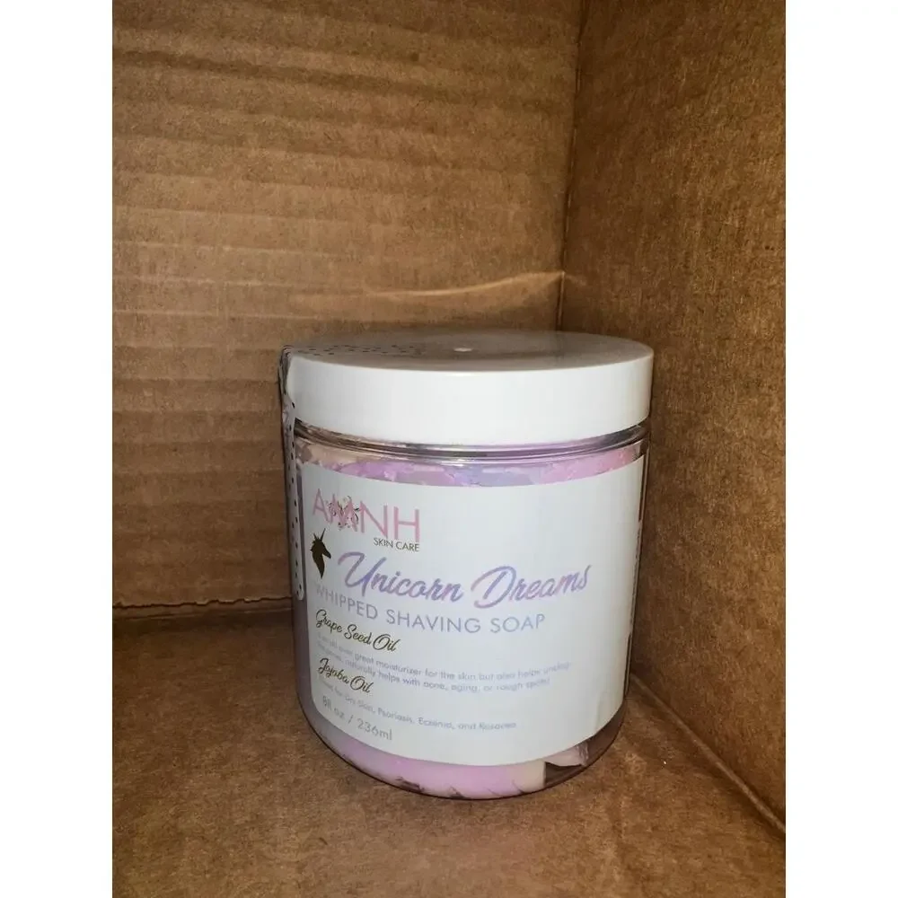 Aminnah AMNH Skin Care Unicorn‎ Dreams Whipped Shaving Soap body care aminnah